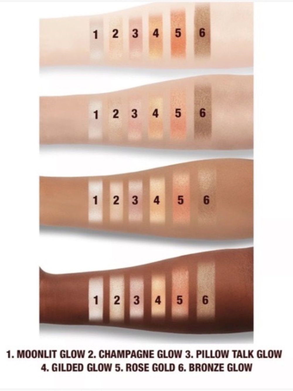 Charlotte Tilbury Glow Glide Face Architect Highlighter Rose Gold NIB - Picture 3 of 9